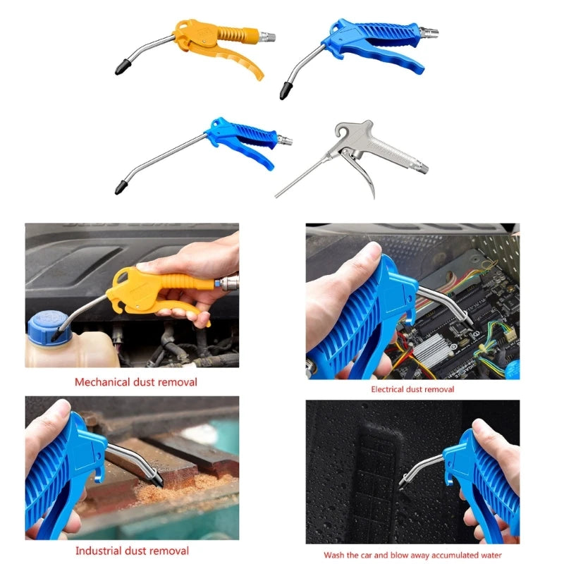 Air Blow Guns with 3mm Nozzle, Air Compressor Accessories Dust Removal Cleaning Tool Dust Cleaning Tool KXRE