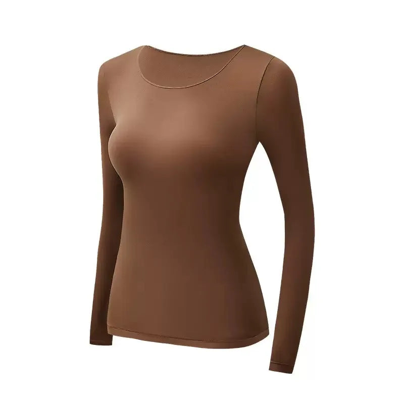 Women's Seamless Ultra-Thin Thermal Set - Long Sleeve Top & Pants - photo 11