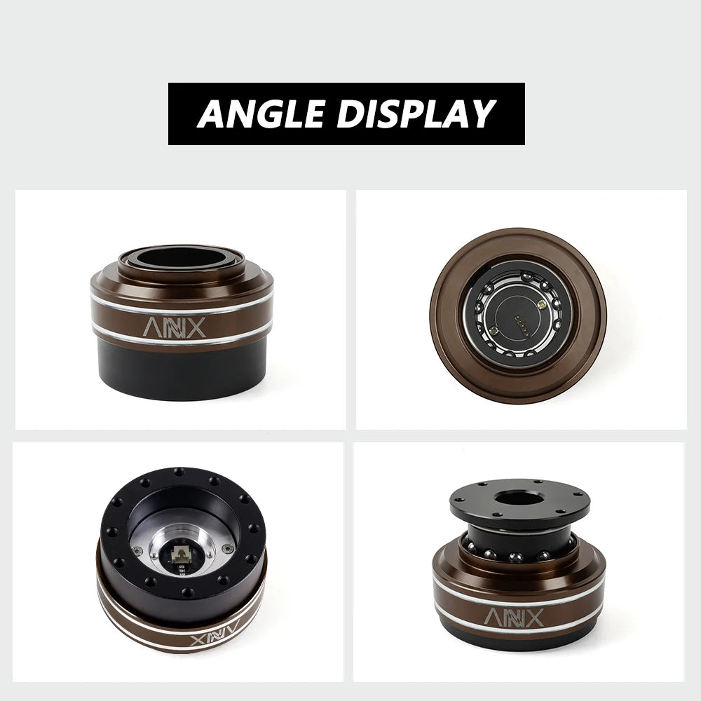 MUGE-New 6 Hole Racing Simulator Game Steering Wheel Quick Release Hub Adapter 70MM For MOZA Simagic M10 A/Mini Euro Truck QR040