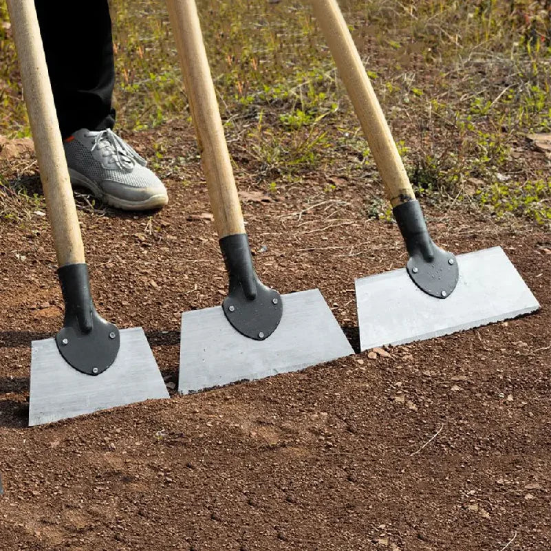 30cm Metal Weed Cleaning Shovel – Sharpened Steel De-Icing & Soil Scraping Garden Tool