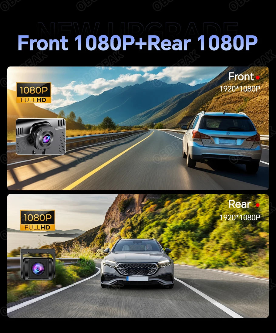 K60 Pro 11.3" 4G+64G WIFI Android 14 AI Screen GPS Navigation Carplay Android AUTO 1080P Dash Cam RearView Mirror Video Recorder