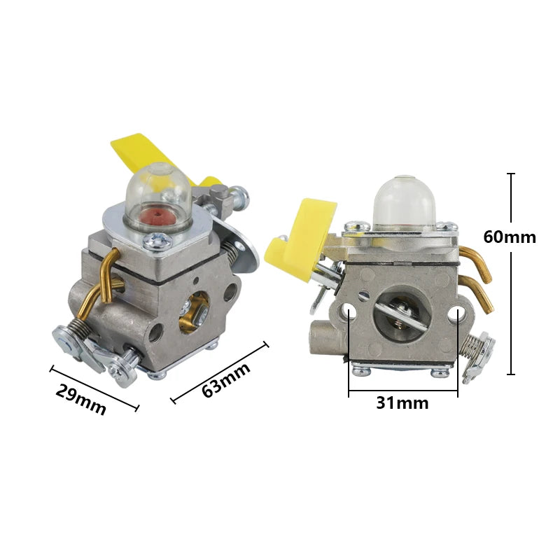 XCAN C1U-H60 Carburetor For Ryobi Homelite 25Cc 30Cc String Trimmer Brushcutter 308054034 308054003 308054028 308054015