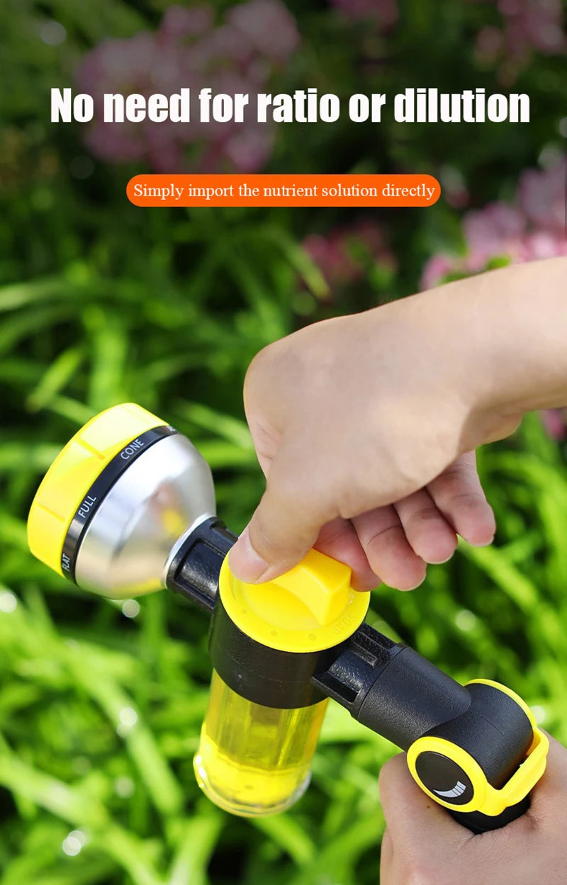 High Pressure Water Gun 10M Hose Sprayer Foam Sprinkler Garden Watering Equipment Washing Machine Car Washer Spray Nozzle