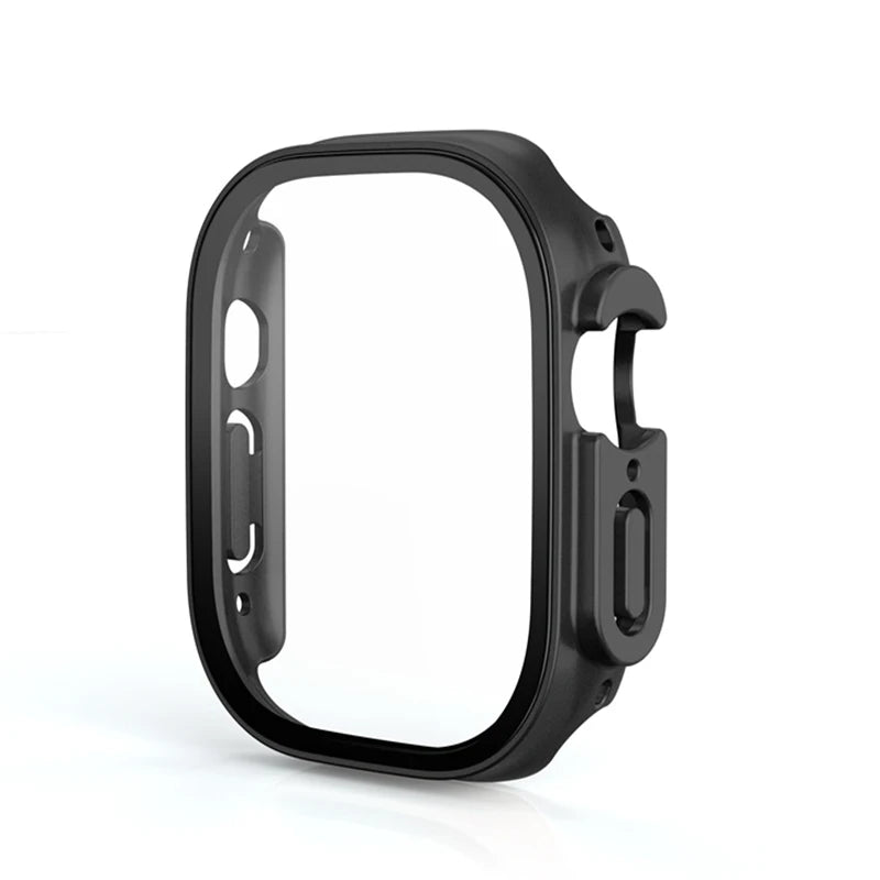 For Apple Watch Ultra 3 49mm 2026 PC Bumper+Screen Protector Tempered Glass+Cover for apple watch Case ultra 2/Ultra Accessories