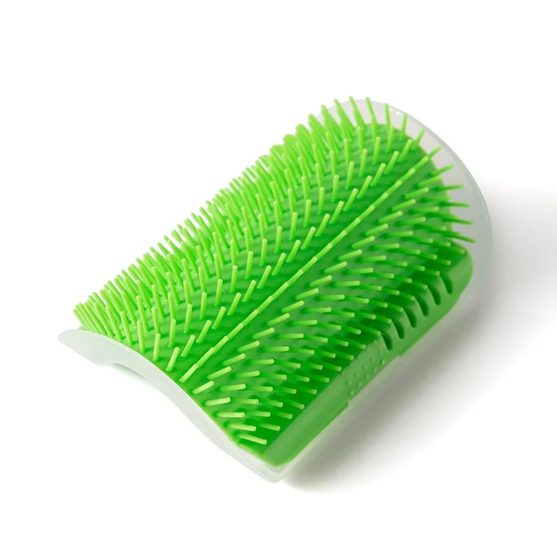 New Pet Cat Corner Scrubber Massager Cat Scratching Scratcher Cat Brush Comb Massage Corner Brush Pet Supplies
