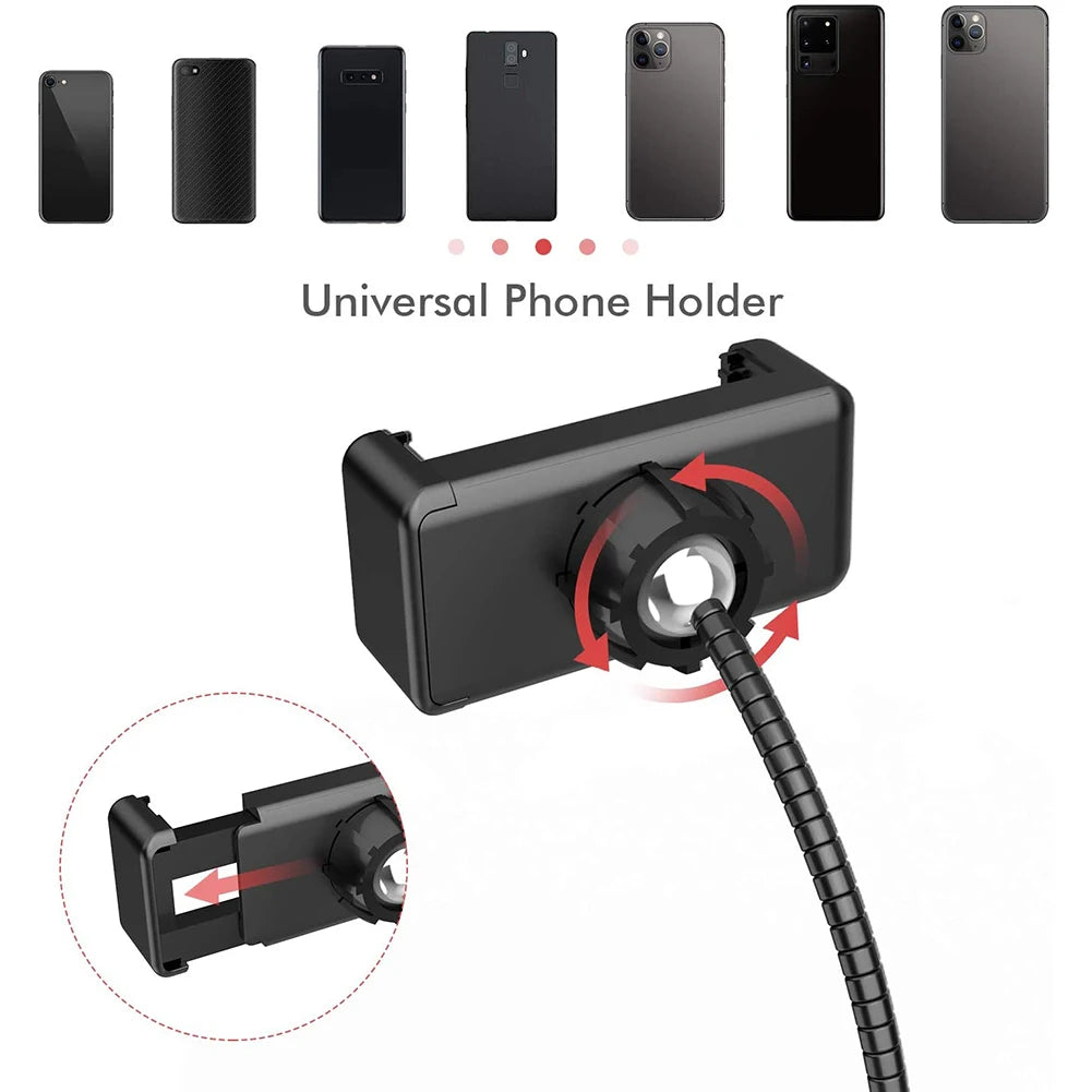 LED Photography Ring Light – 3 Modes Dimmable Selfie Light with Tripod & Phone Stand | TikTok, YouTube & Makeup