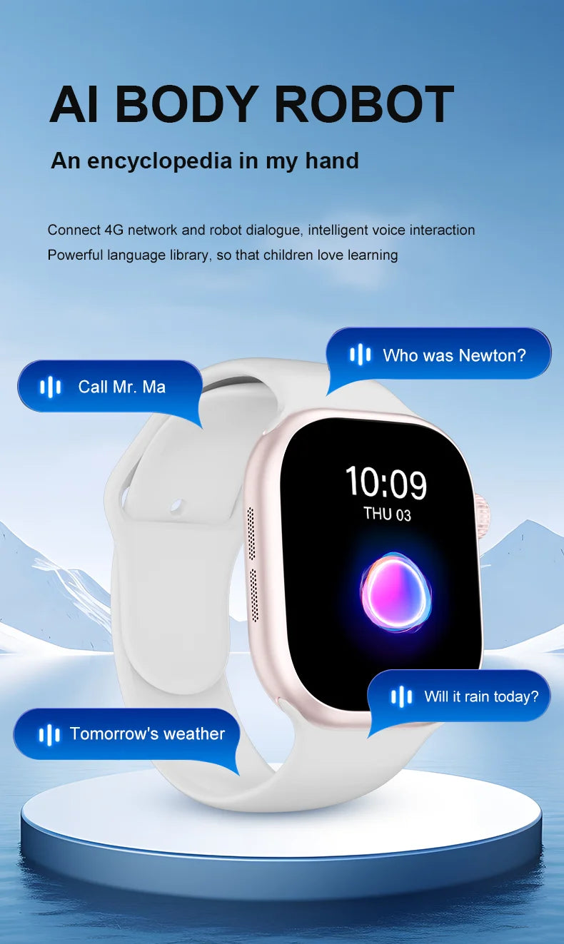 VP49 5G Smartwatch S12 Plus 5G LTE Android 13.0 Smart Watch With 190° Rotating Camera GPS WIFI Compass Play Store Sim Card Slot