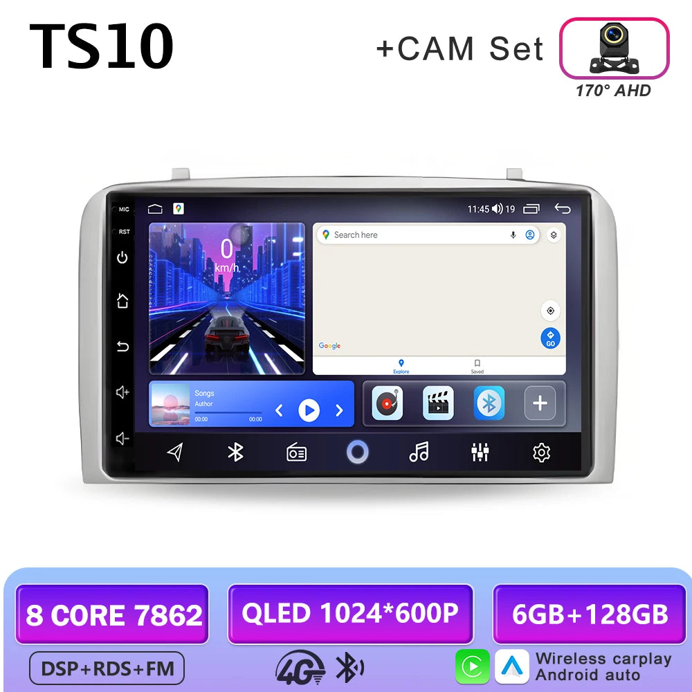 Bluetooth Android Car Stereo Screen For Alfa Romeo 147 2000 - 2010 7 Inch Car Radio Multimedia Player GPS Aotoradio Carplay Auto