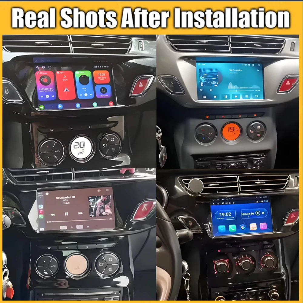 7" Android Car Stereo for Citroen C3 & DS3 (2010–2016) — CarPlay, Android Auto, GPS, WiFi