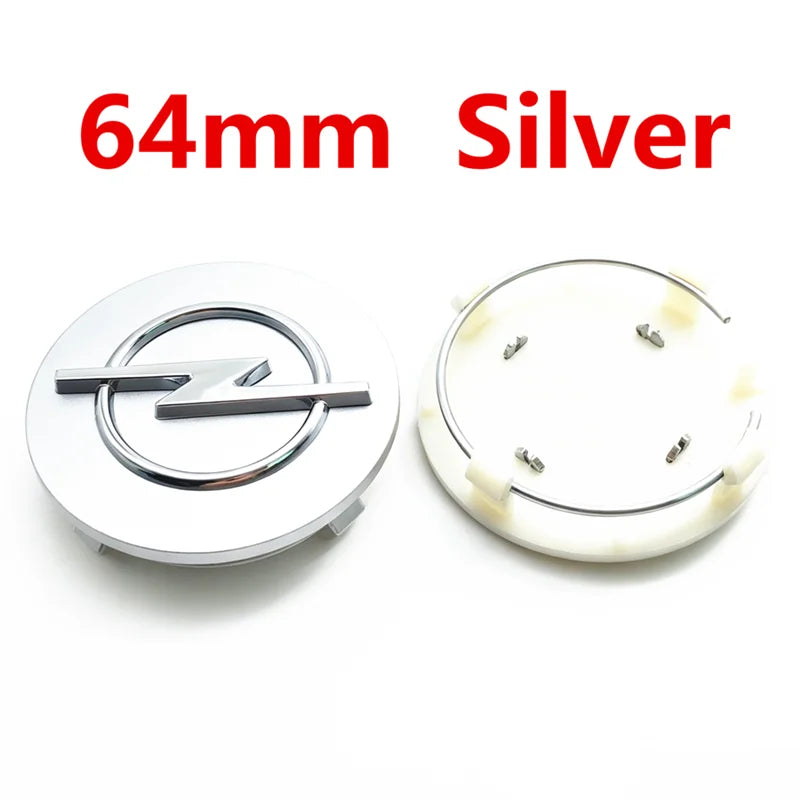 4 Pcs 56mm 59mm 60mm 64mm 68mm Opel Car Wheel Center Hub Caps Logo Badge Emblem Rim Hubcap Dust-proof Cover Auto Accessories