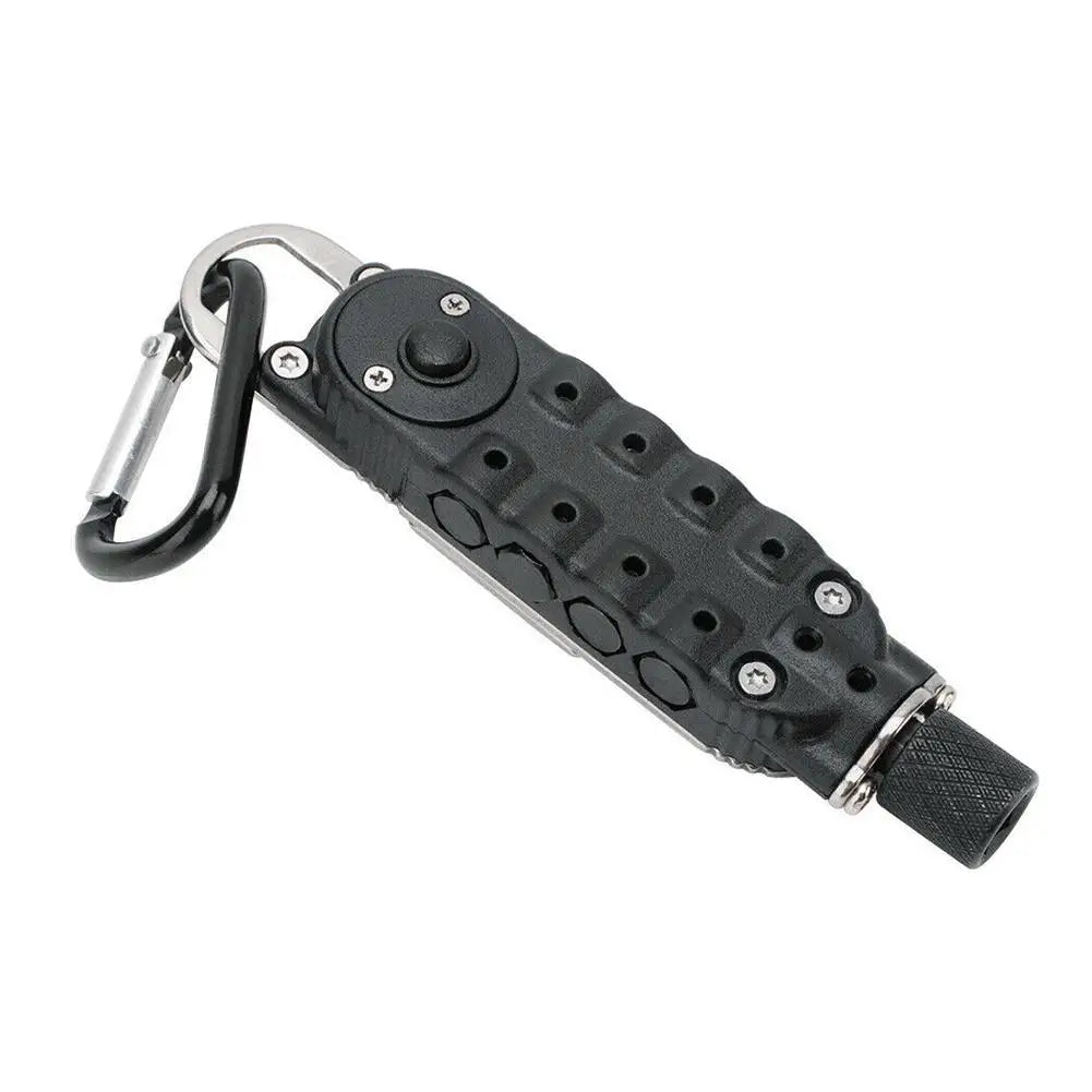 Multifunctional Mini Screwdriver Outdoor EDC Keychain Shape Screwdrivers Portable Steel Repair Tool