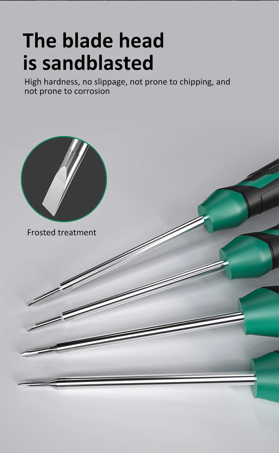 Precision Magnetic Screwdriver Anti-Slip Handle Phillips/Slotted Type Mini Screw Driver Installation and Disassembly Repair Tool