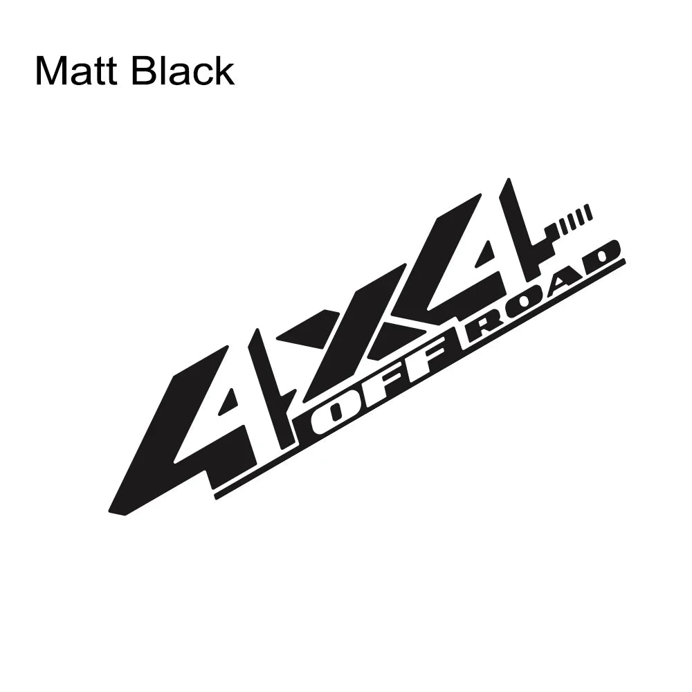 4x4 Off-Road Vinyl Decals (Pair) — Universal Fit for Pickups & Trucks