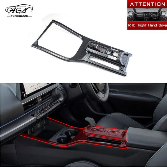 Carbon Fiber Gear Shift Panel Cover for Toyota Prius 2023-2024