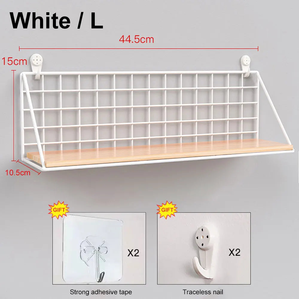 Hanging Wooden Spice Rack - Wall-Mounted Seasoning Jar Shelf - photo 11