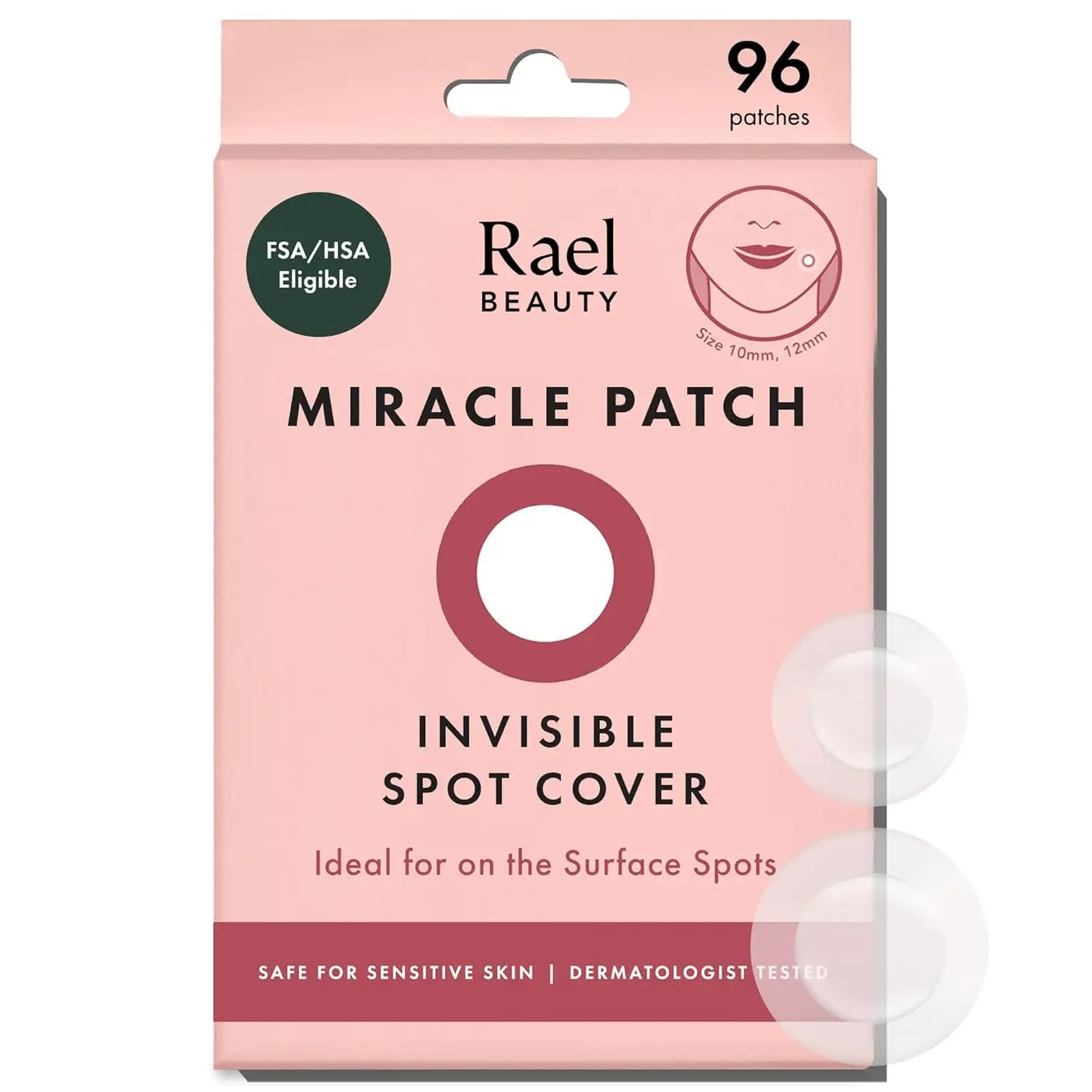 Hydrocolloid Acne Pimple Patches, Invisible Spot Cover, Absorbs Zits & Blemish, Korean Skin Care, 96 Count