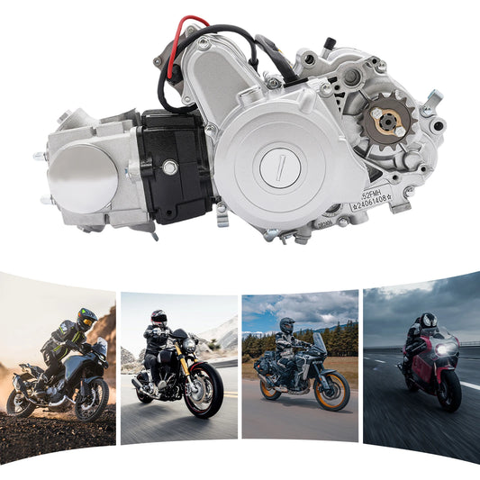110cc 4-Stroke Complete Engine Motor 152FMH Auto Transmission with Electric Start for 50cc 70cc 90cc 110cc ATV Quad Go Kart Off-Road Pit Bike Mini Dirt Bike Buggy UTV