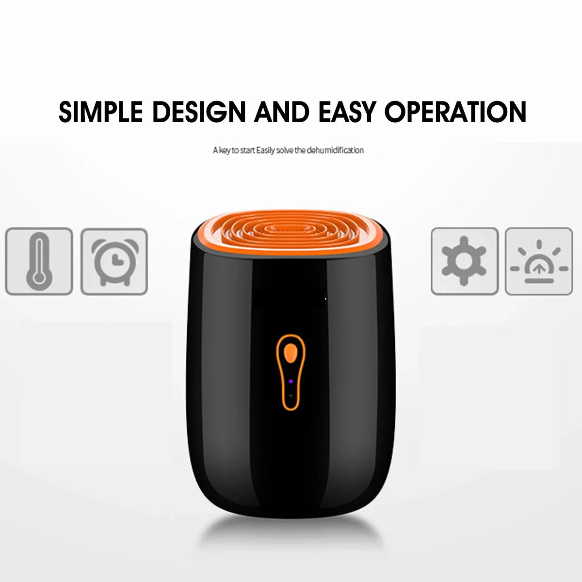 TINSOL New Air Dehumidifier 800ml Portable Dryer Low Noise Purification Anti-mold Cleaning Unit Portable Air Dryer Humidity