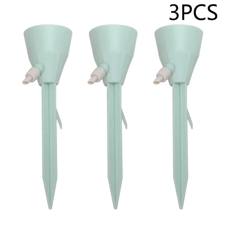 3Pc Automatic Drip Irrigation Spikes — Self-Watering Plant System
