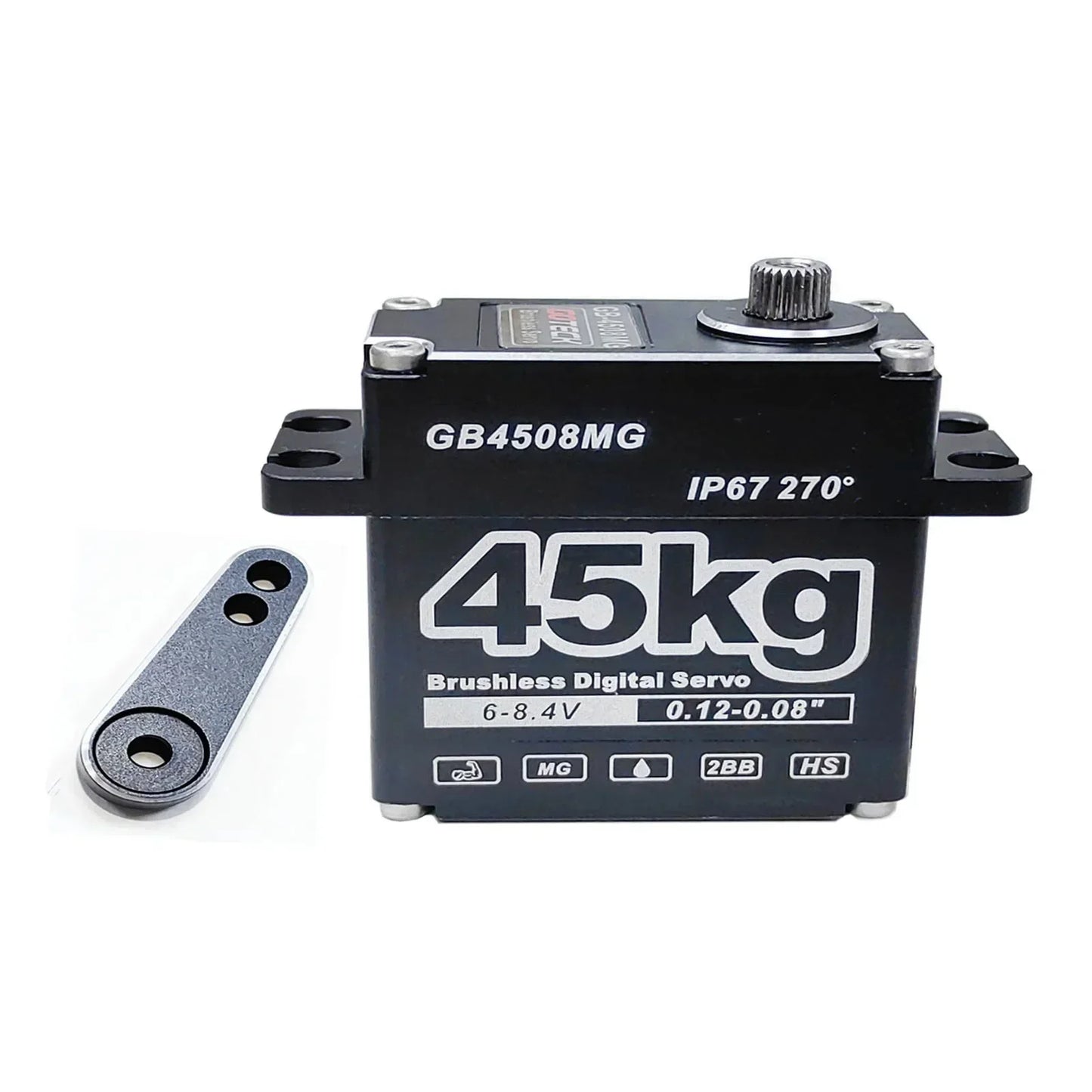 25kg 35kg 45kg RC Servo Metal Waterproof Servo For RC 1/10 1/8 Traxxas TRX4 Axial SCX10 Crawler Car Robot Truck Robot Parts