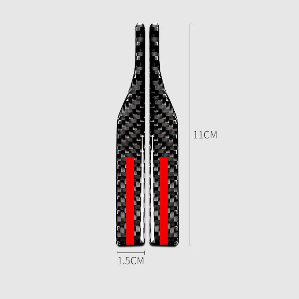 Rearview Mirror Anti-Collision Scratch Strips Car Decorative Reflective Protective Covers Compatible with Most Models