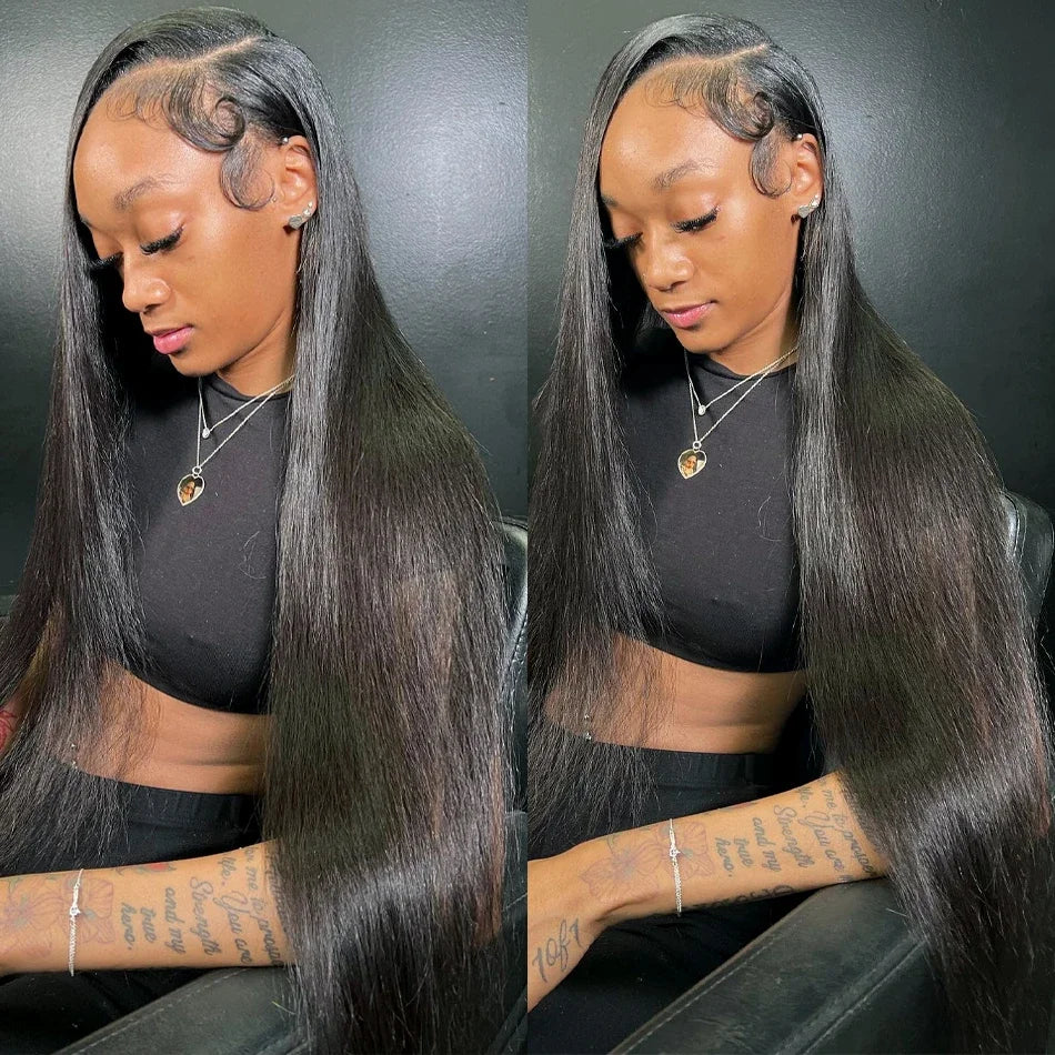32 Inch 18A Bone Straight Human Hair Bundles 3/4 Bundles Hair 100% Raw Human Hair Bundles Deal Brazilian Virgin Hair Extensions