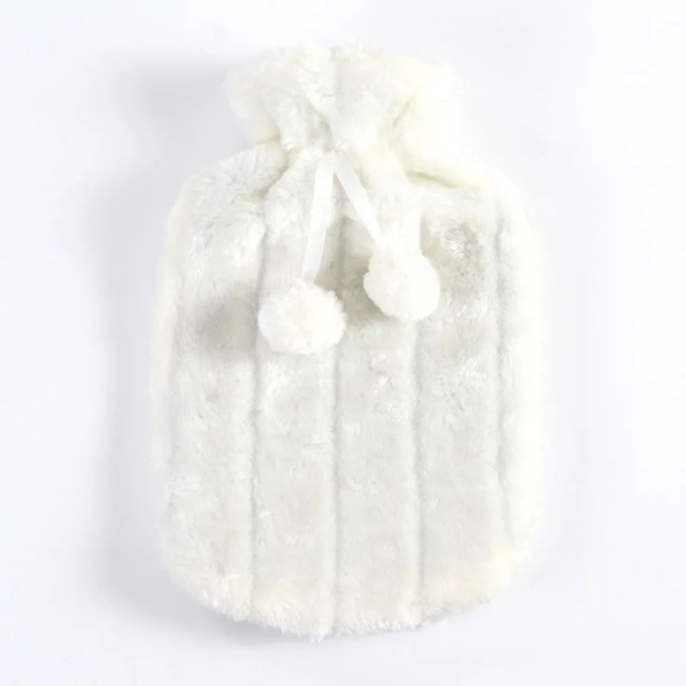 Plush Hot Water Bottle with Removable Cover - Washable Hand and Feet Warmer - photo 8