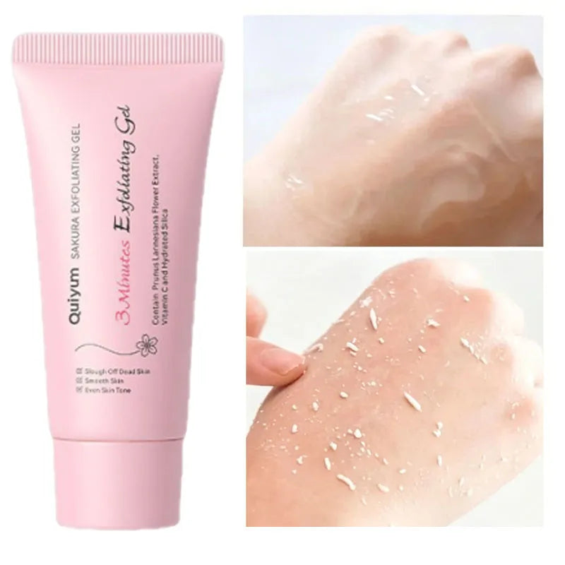 Sakura Exfoliating Peeling Gel Facial Scrub Shrink Pores Moisturizing Nourishing Repair Scrubs Face Cream Beauty Skin Care 50g
