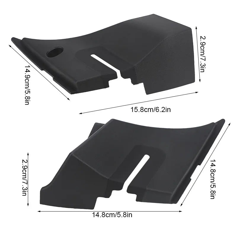 Windshield Cowl End Panel Cover — Chevrolet Silverado 1500/2500/3500 (2007–2013)