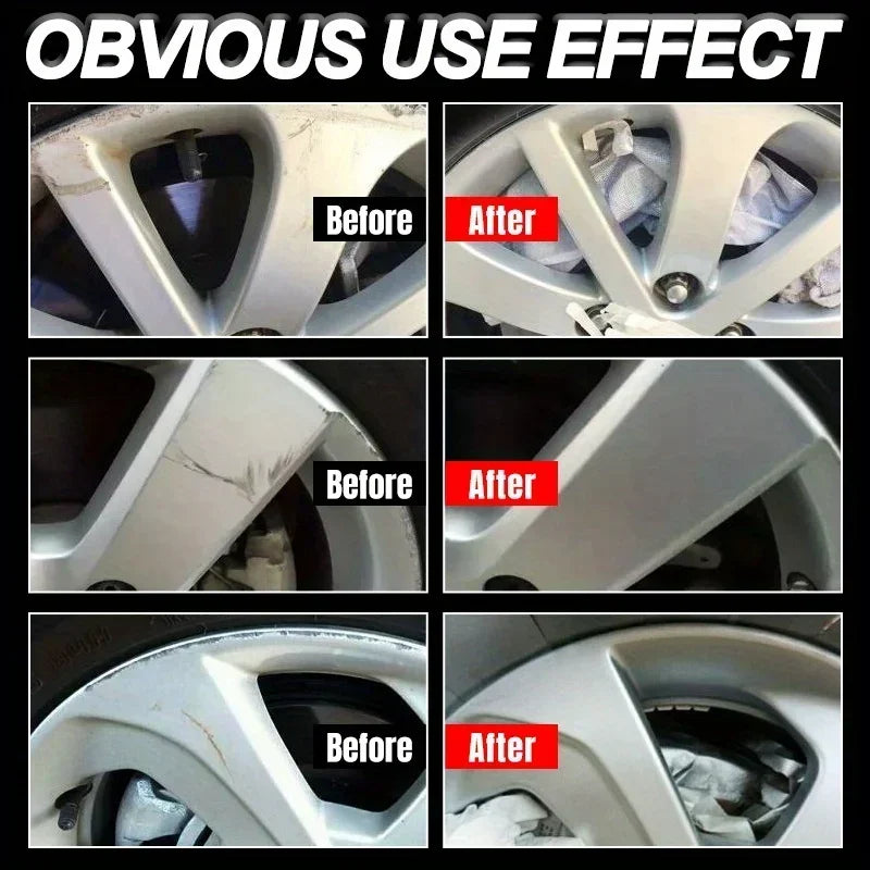 Wheel hub Scratch Repair wax - Automobile tire detail repair and deep conditioning, no residue