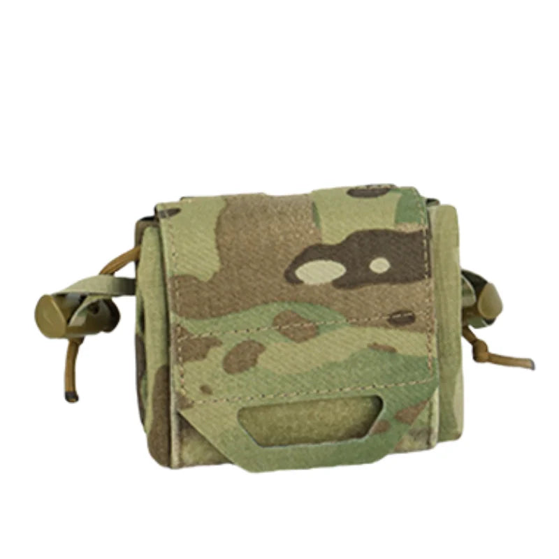 Tactical Foldable Recycling Bag Dump Pouch MOLLE Drop Pouch durable Mini  Magazine Utility Pouch