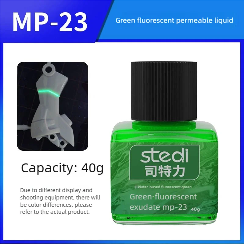 40g Stedi MP10-MP29 Water-based Fluorescent Panel Liner Paint for Model Building Fluorescent Ink Panel Line with Tools