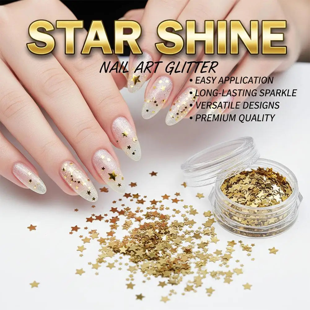 Silver Glitter for Nails Design Shiny Nail Glitter Flakes Sparkling Silver Nail Sequins Starlight Sequins Glitters Nails Charms