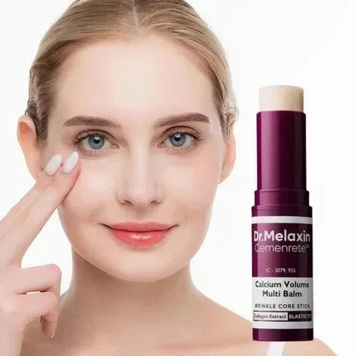Calcium Multi Balm Stick, All-in-One Hydrating Balm, Eye & Neck Balm, Makeup Base & Face Moisture Balm, Korean Skincare, 0.31 oz