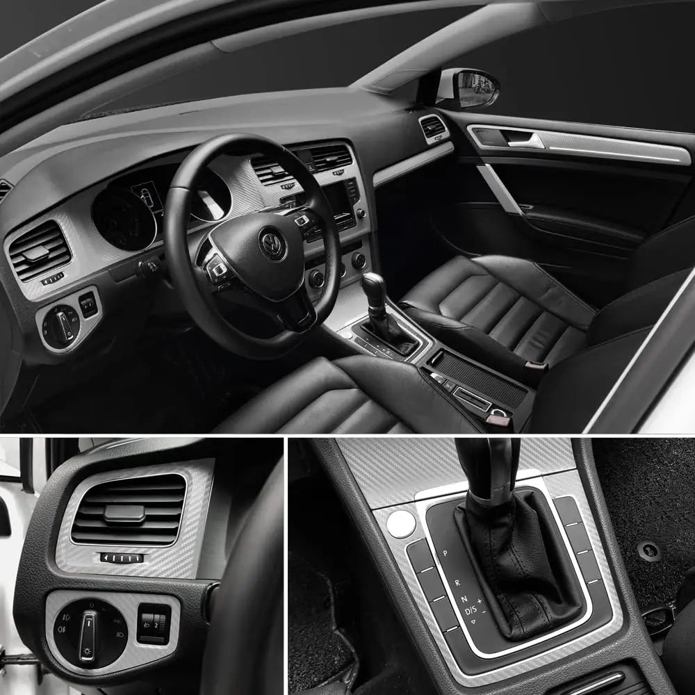 Carbon Fiber Car Body Vinyl Wrap Matte Accessories Glossy Black Sticker 3D 4D 5D 6D Auto Foil Cover Mirror Door Film Inner Out