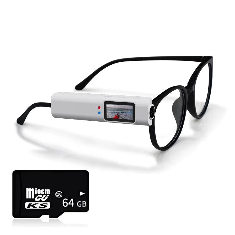 4K Glasses Camera — WiFi Wearable POV Recorder for Driving & Hiking
