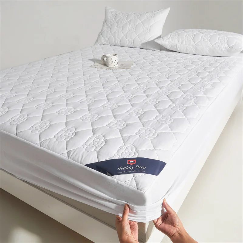 Waterproof Mattress Protector, Deep Pocket Fitted Sheet