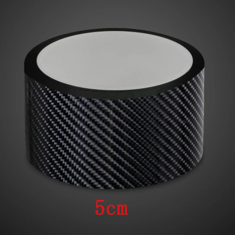 DIY Nano 3D Carbon Fiber Car Stickers Door Sill Protector Bumper Tape Car Protector Strip Waterproof Protection Film 1/3/5/7/10M