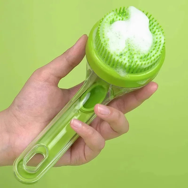 Massage Scrub Bath Brush for Small Dogs & Cats – photo 4