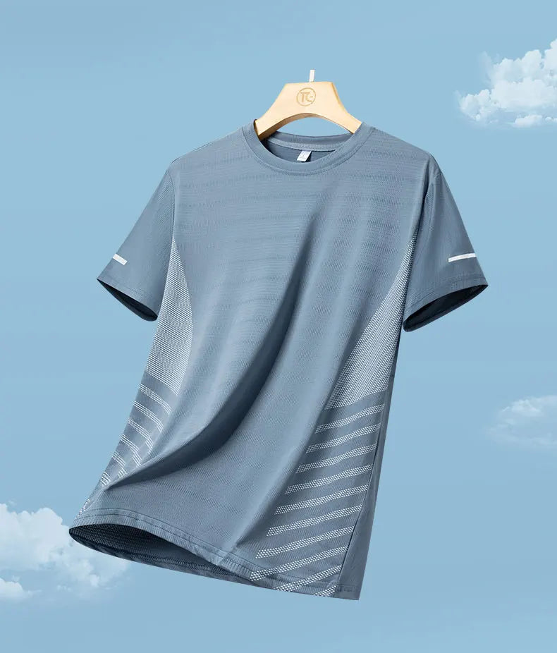 Men's quick-dry reflective running t-shirt — view 19 of 20