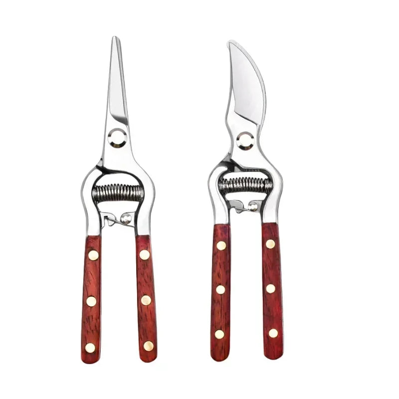 Professional Pruning Shears - All-Purpose Garden Scissors for Thick Branches, Fruit Trees & Floral Trimming