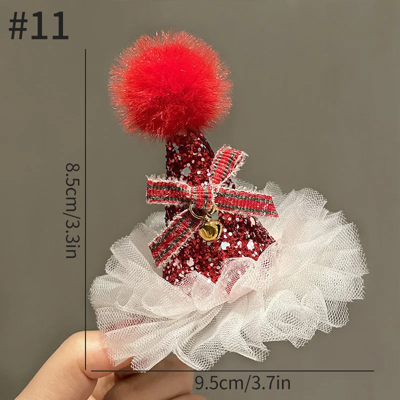 2026 Christmas Hair Clips Kawaii Christmas Headbands Hair Accessories Deer Ear Hairpin for Girl Photograph Prop Xmas Party Decor