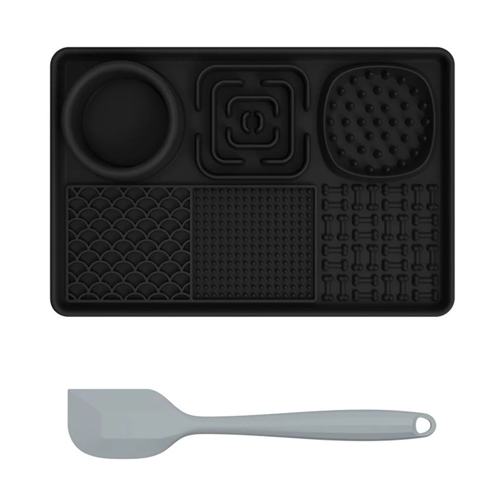 Silicone Lick Mat with Suction Cups - Butter & Peanut Pad – photo 9