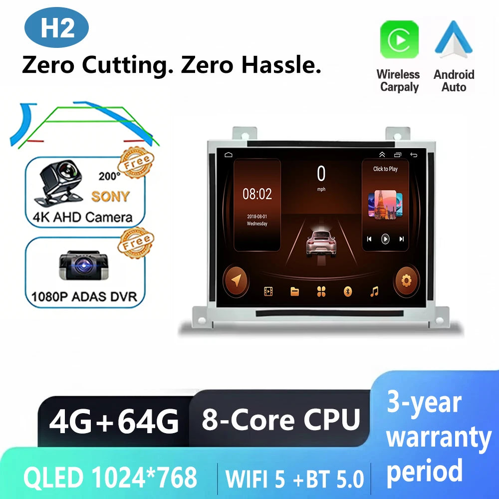 Car Stereo with Apple CarPlay & Android Auto, Compatible with Dodge Charger & Challenger (2015-2019)