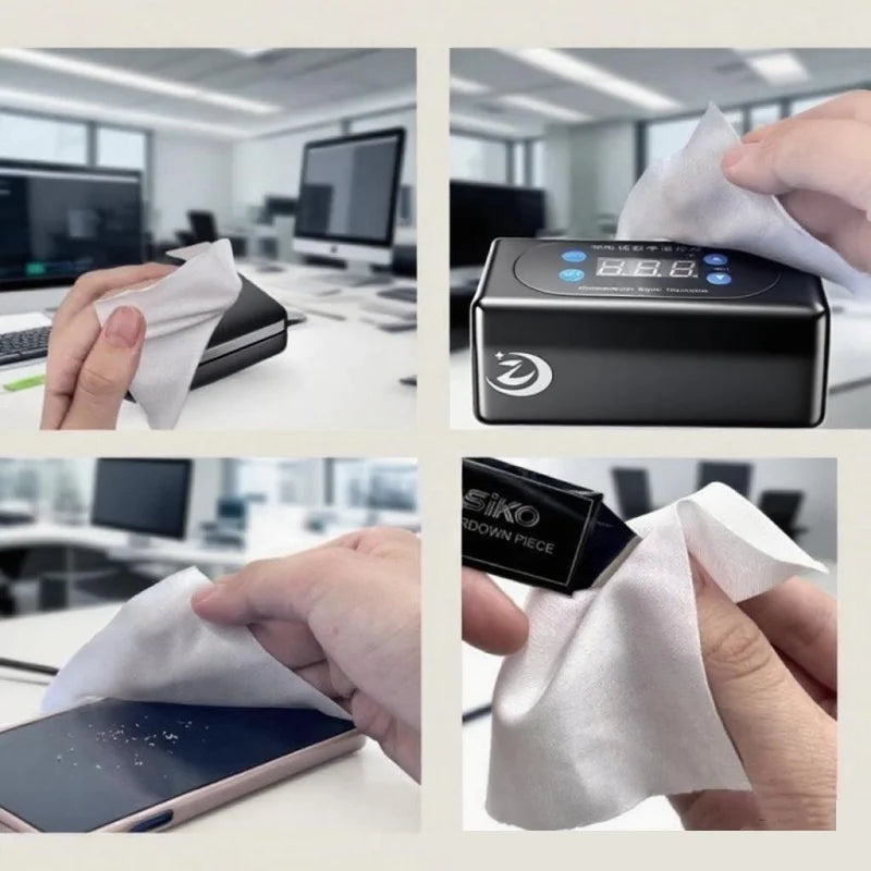 High-Quality Dust-Free Cloth 10x10cm Muti-choice Ultra-Soft Microfiber Cleanroom Wiper for PCB Watch Jewelry & Smartphone Repair
