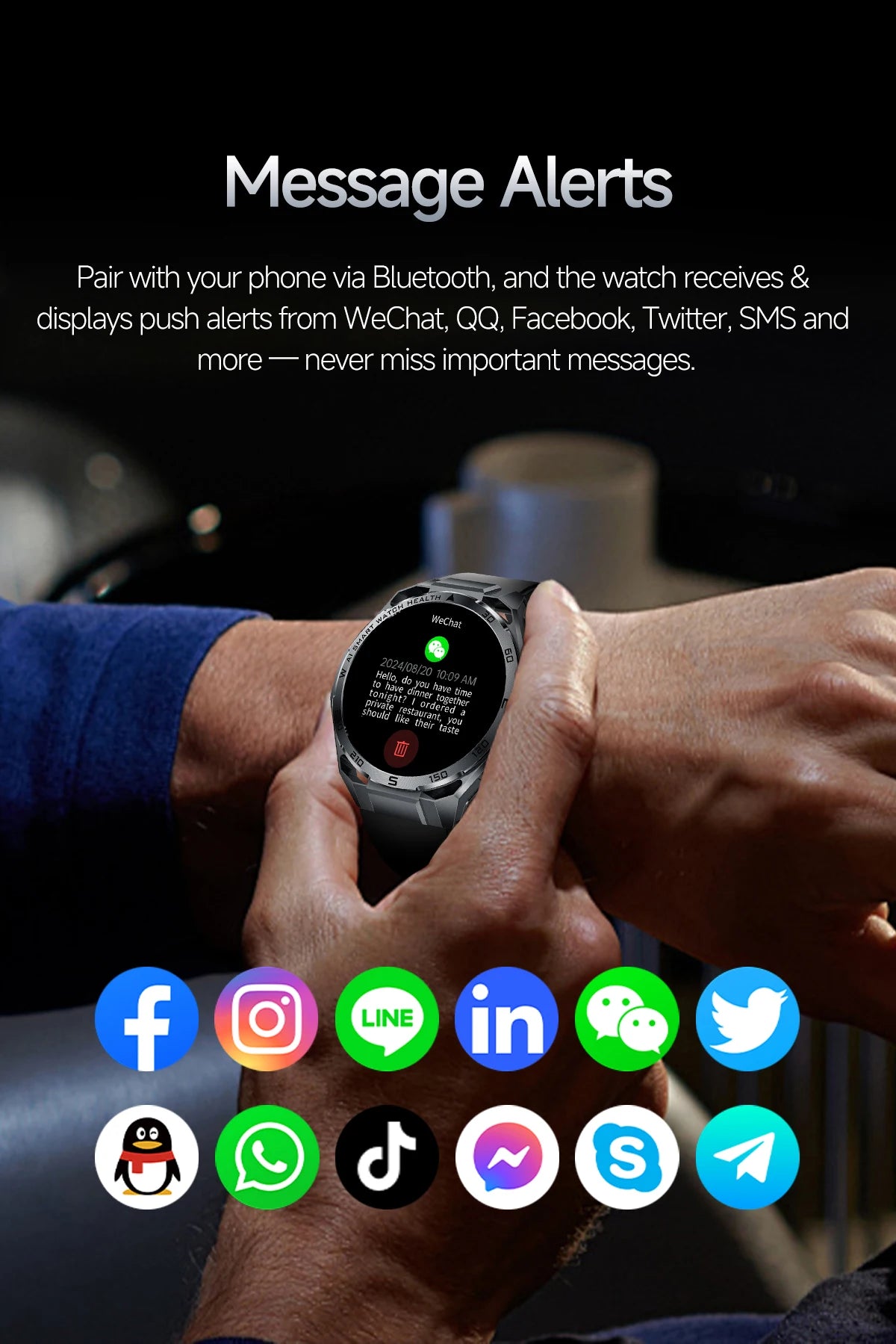 2026 New Body Fat AI Analysis Health Smart Watch ECG+PPG Uric Acid BP Blood Oxygen Call AMOLED Screen Smart Watch For Men Women