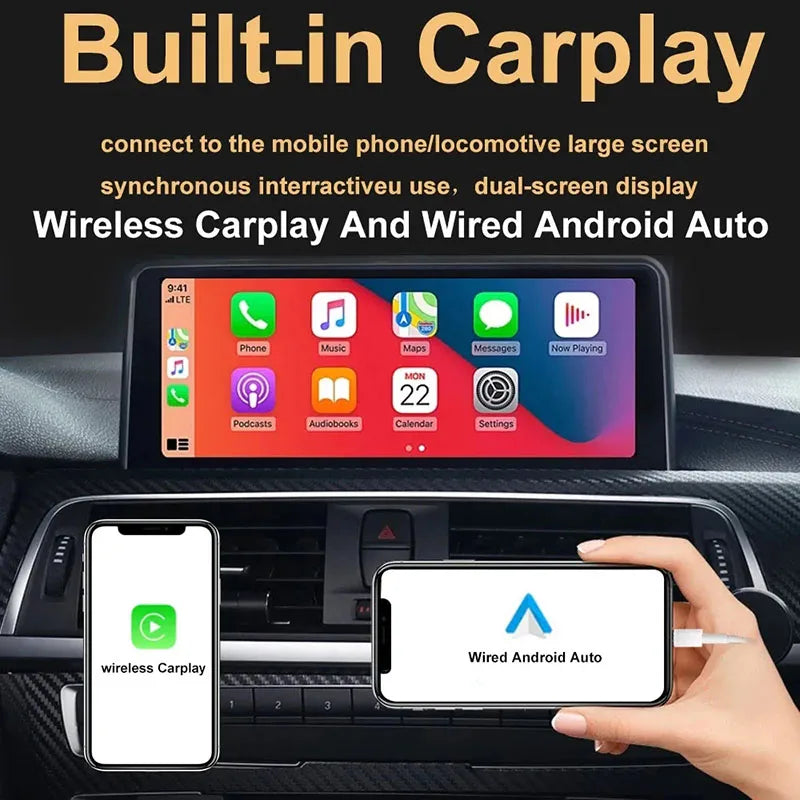 12.3" Car Stereo with Apple CarPlay & Android Auto, Compatible with Toyota Prado LC250 (2024-2025)