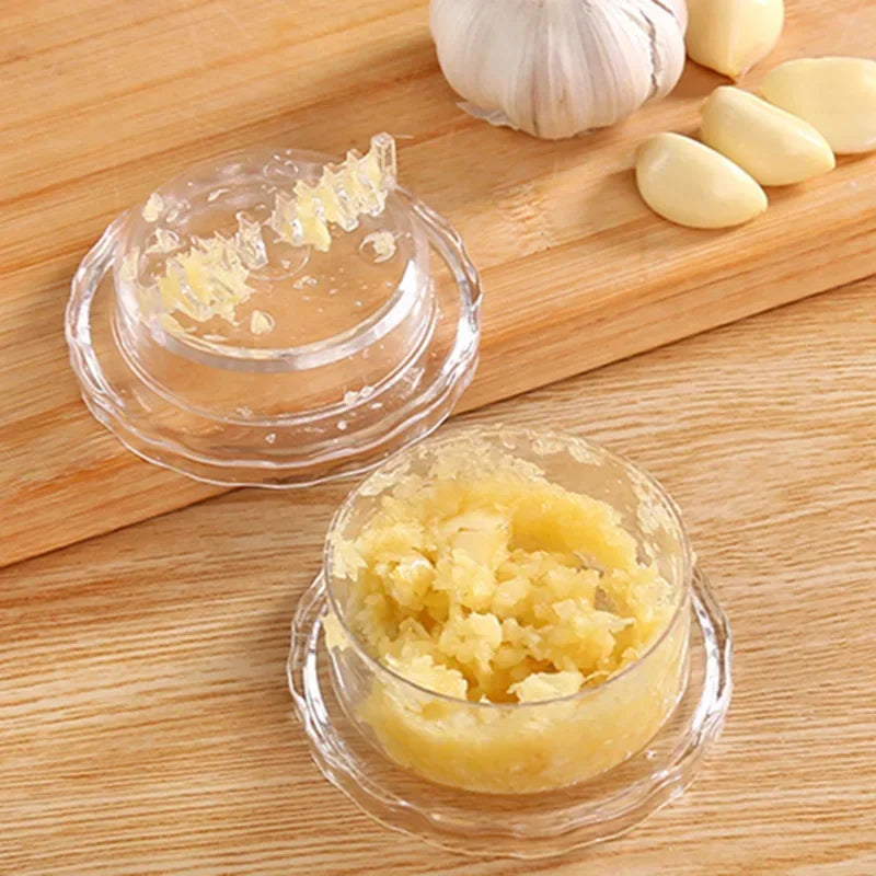 Manual Garlic Crusher - Handheld Press for Garlic and Ginger