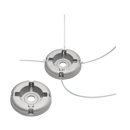 Universal Aluminum Alloy Trimmer Head - Nylon & String Feed Replacement for Mowers - photo 2