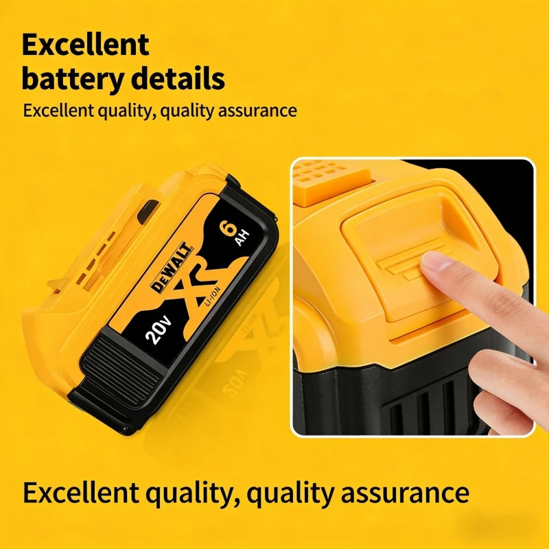 New Dewalt 60V 9.0Ah Battery Compatible with DCB200 DCB204 DCB205 DCF880 DCF885 Impact Drivers.